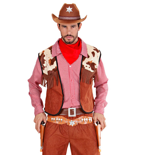 Widmann SRL Cowboy holster bruin dubbel luxe