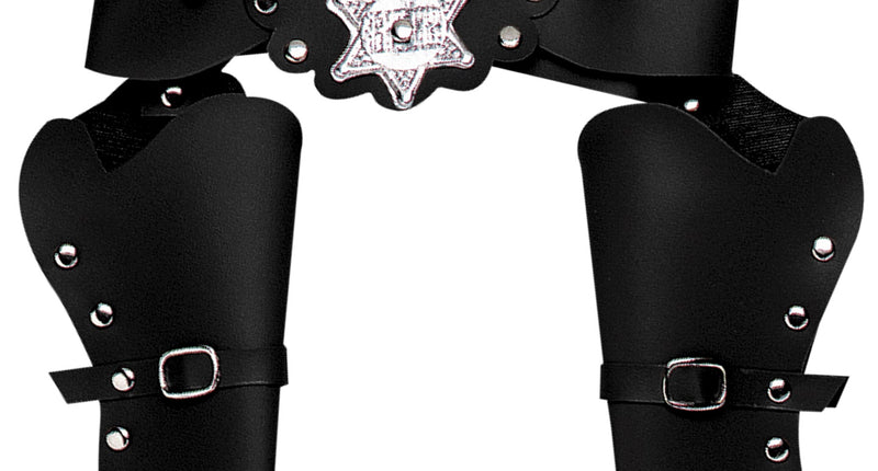 Widmann SRL Cowboy holster zwart dubbel luxe