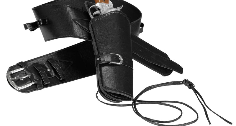 Widmann SRL Cowboy holster zwart met riem