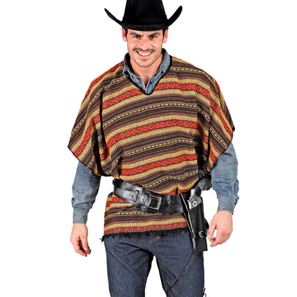 Widmann SRL Cowboy holster zwart met riem