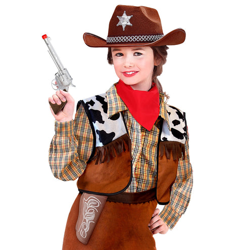 Widmann SRL Cowboy pistool met holster bruin