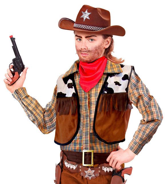 Widmann SRL Cowboy pistool zwart plastic