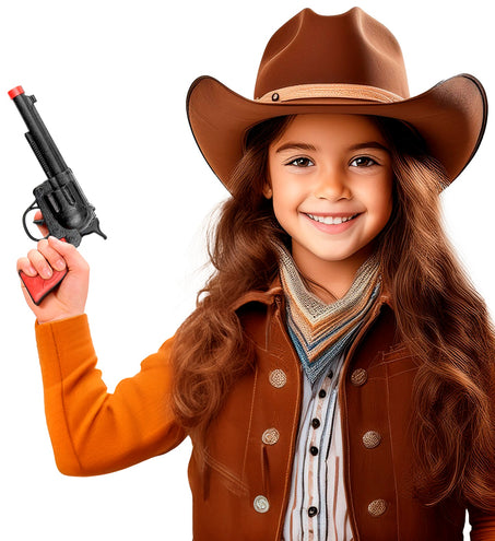 Widmann SRL Cowboy pistool zwart plastic