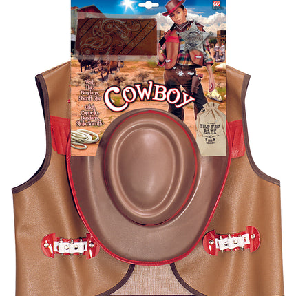 Widmann SRL Cowboy verkleedset kind bruin