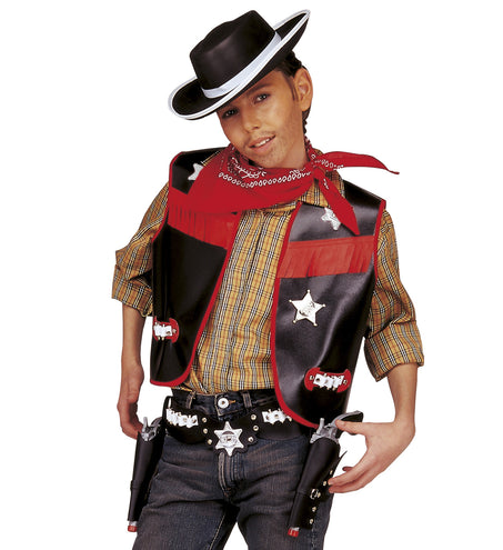 Widmann SRL Cowboy verkleedset kind zwart