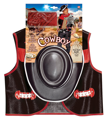 Widmann SRL Cowboy verkleedset kind zwart