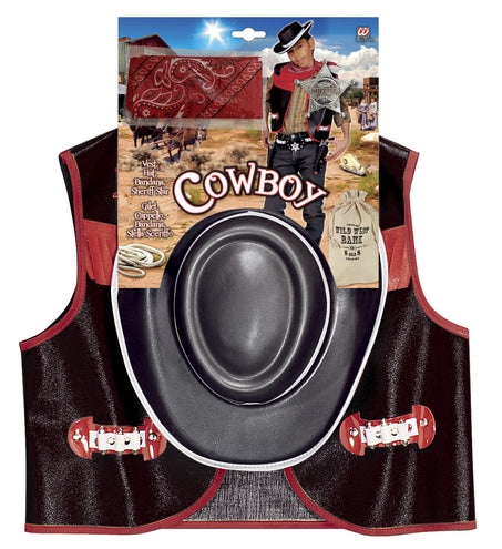Widmann SRL Cowboy verkleedset kind zwart