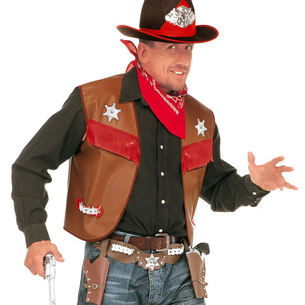 Widmann SRL Cowboy vest bruin