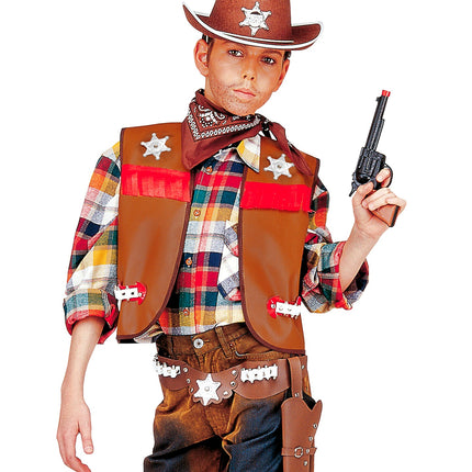 Widmann SRL Cowboy vest bruin kinderen