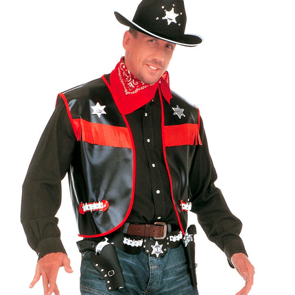 Widmann SRL Cowboy vest zwart