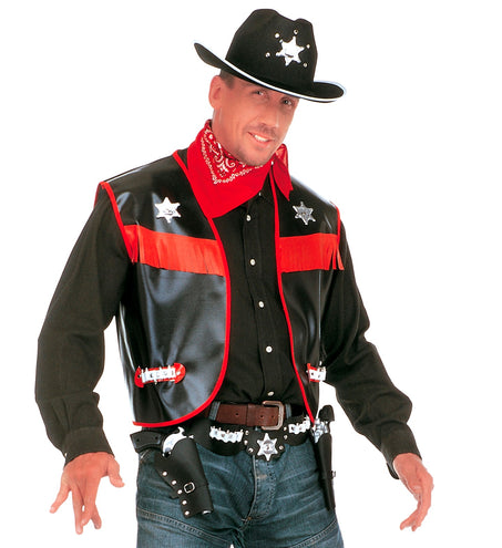 Widmann SRL Cowboy vest zwart