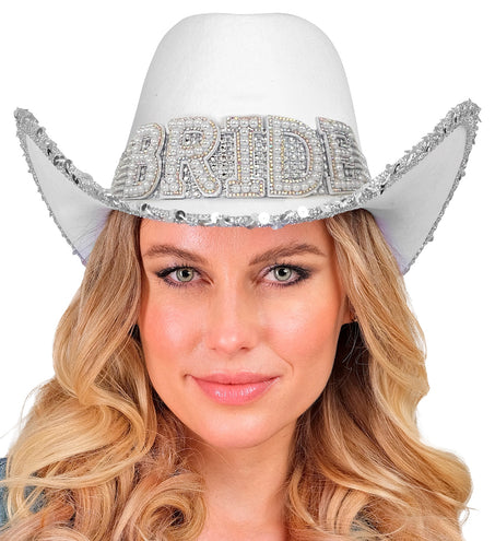 Widmann SRL Cowboyhoed Bride met parels