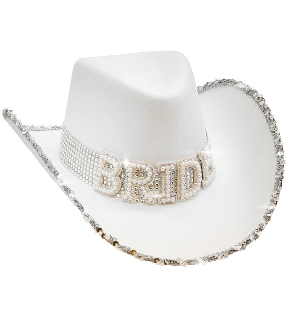 Widmann SRL Cowboyhoed Bride met parels
