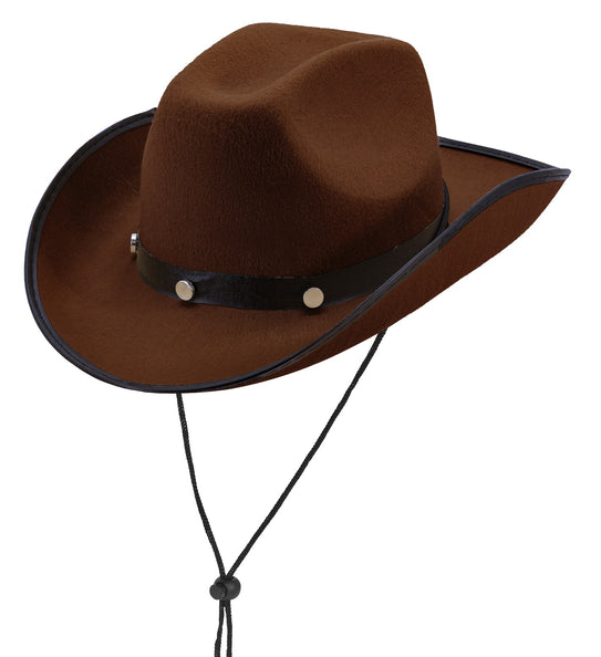 Widmann SRL Cowboyhoed bruin met studs