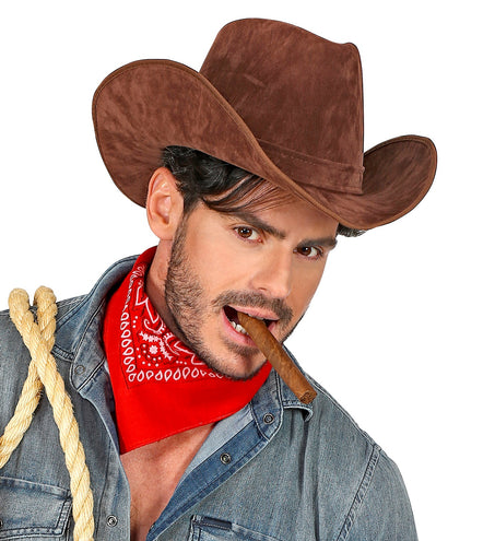 Widmann SRL Cowboyhoed bruin suede