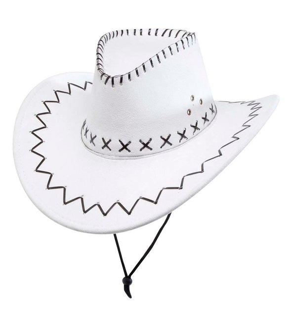 Widmann SRL cowboyhoed wit met decoratie