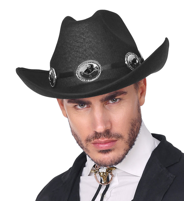 Widmann SRL Cowboyhoed zwart Dallas
