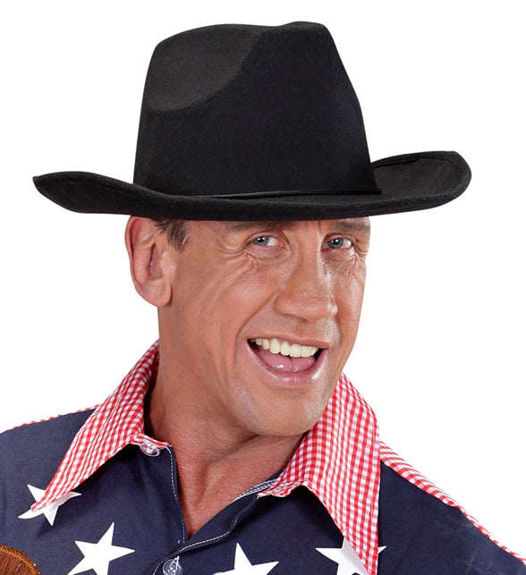 Widmann SRL cowboyhoed zwart wol