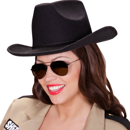 Widmann SRL cowboyhoed zwart wol