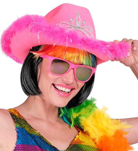 Widmann SRL Cowboyhoeden hoed cowgirl in roze