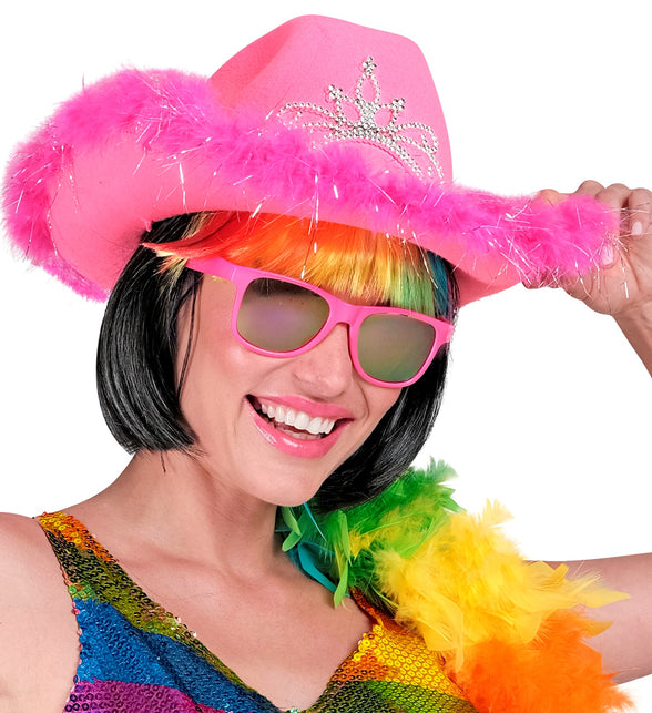 Widmann SRL Cowboyhoeden hoed cowgirl in roze