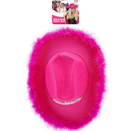 Widmann SRL Cowboyhoeden hoed cowgirl in roze