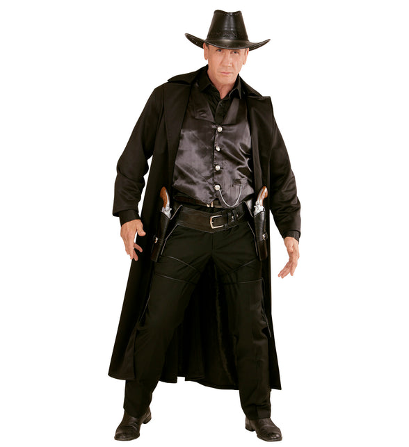 Widmann SRL Cowboyholster dubbel met riem zwart