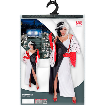 Widmann SRL Cruella kostuum voor dames