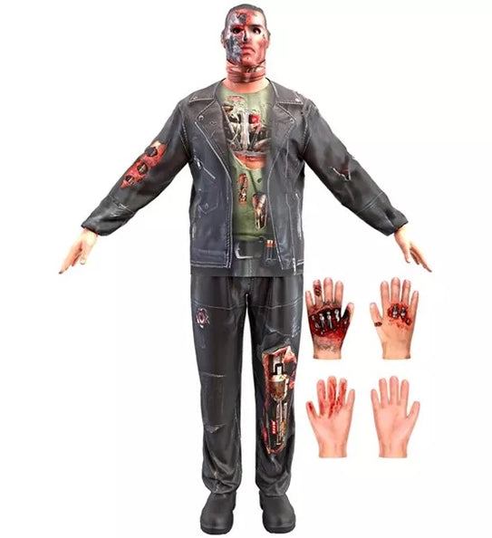 Widmann SRL Cyborg kostuum Timo zombie