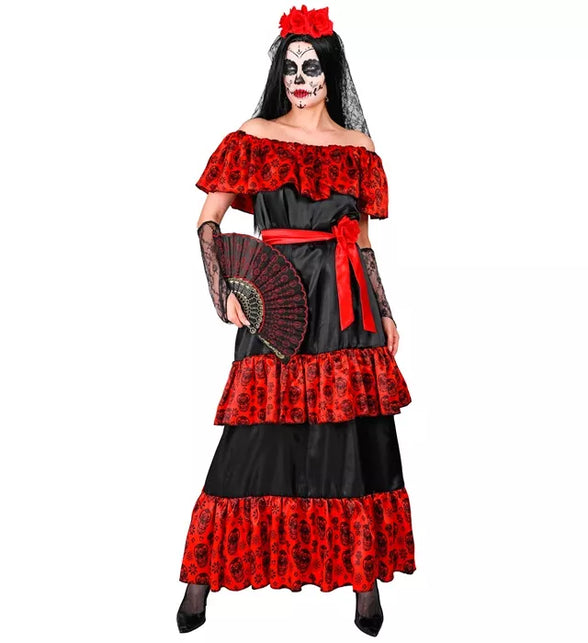 Widmann SRL Dag van de doden dame kostuum Luuk