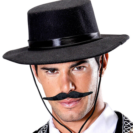 Widmann SRL Dali snor zwart Salvador