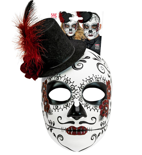 Widmann SRL Day of the Dead masker met hoed