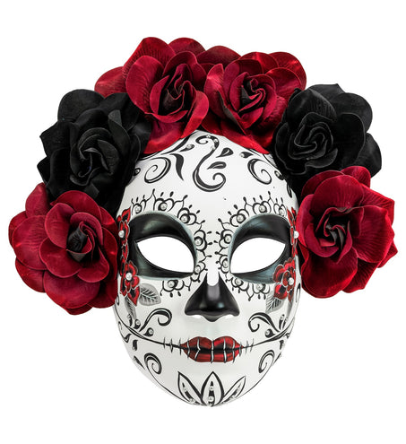 Widmann SRL Day of the Dead masker met rozen