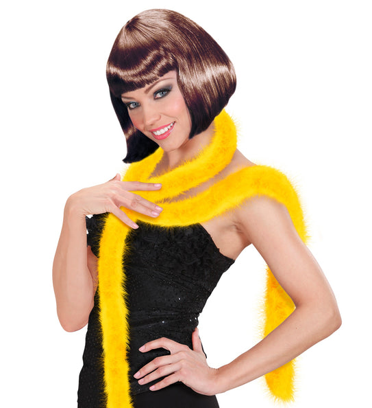 Widmann SRL decoratieve boa geel