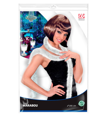 Widmann SRL decoratieve boa wit