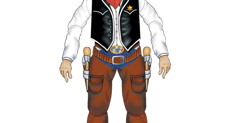 Widmann SRL Decoratieve cowboy 153cm