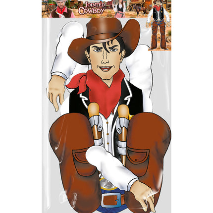 Widmann SRL Decoratieve cowboy 153cm