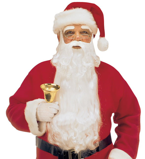 Widmann SRL Deluxe kerstman baard met snor