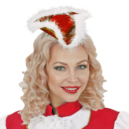 Widmann SRL Diadeem dansmarietje rood