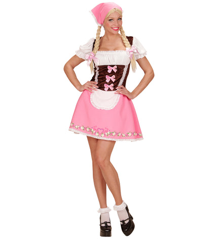 Widmann SRL Dirndl jurkje roze dames