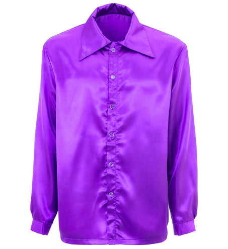 Widmann SRL Disco blouse paars Jim heren