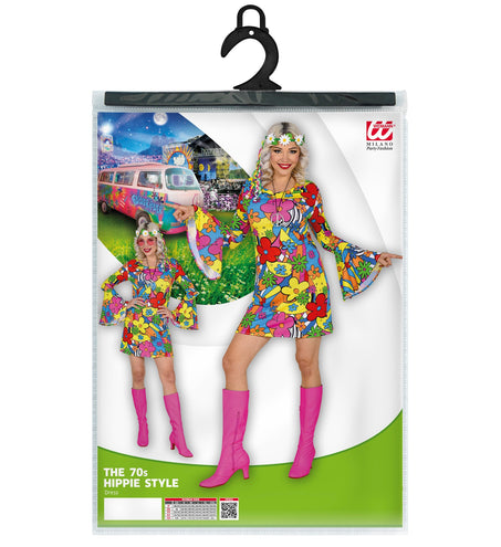 Widmann SRL Disco hippie jurk jaren 70 dames