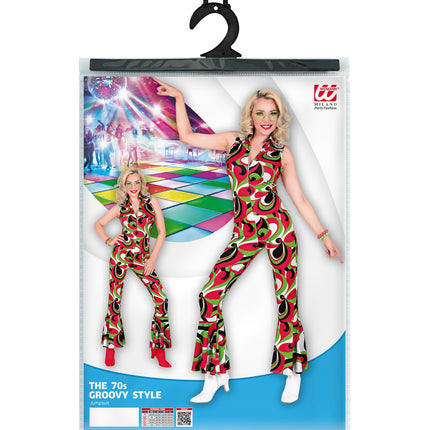 Widmann SRL Disco jumpsuit jaren 70 dames