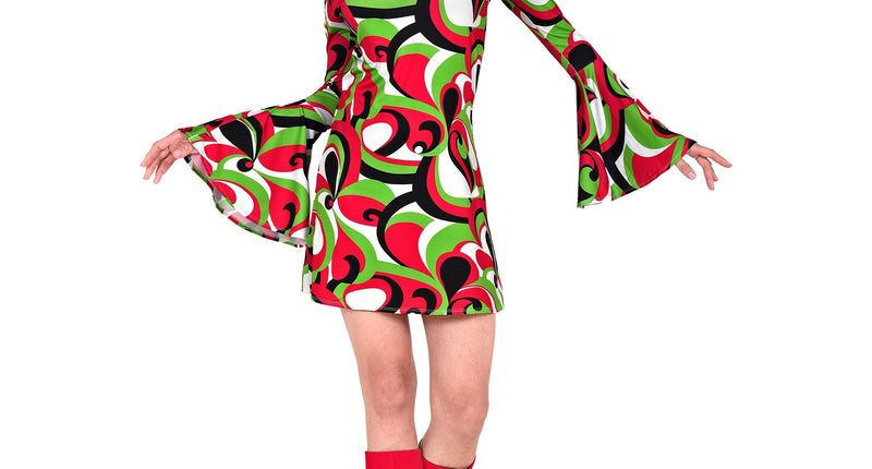 Widmann SRL Disco jurkje jaren 70 dames