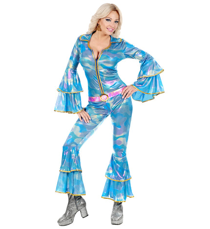 Widmann SRL Disco queen jumpsuit blauw