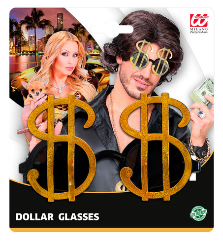 Widmann SRL Dollar bril goud