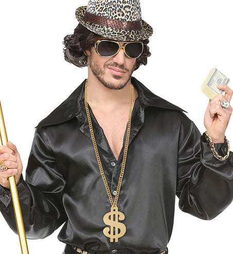 Widmann SRL Dollar ketting goud gangster