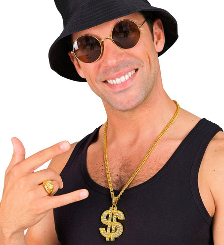 Widmann SRL Dollarketting strass  goud