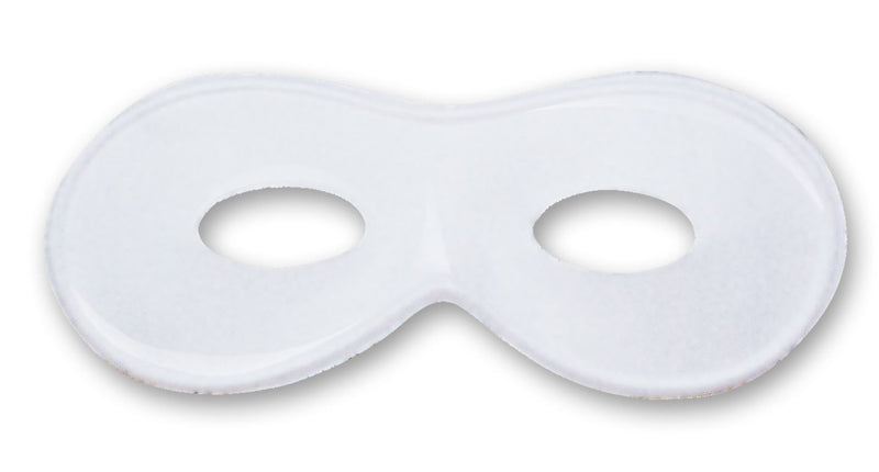 Widmann SRL Domino oogmasker wit beschilderbaar