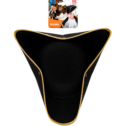 Widmann SRL Driesteek hoed in zwart